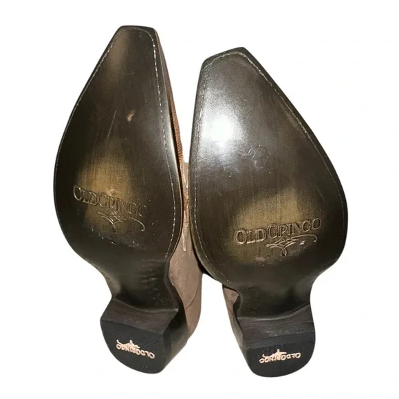 Old Gringo Women's Nevada Short Overlay Suede Western Boots Size 9 - Picture 7 of 11